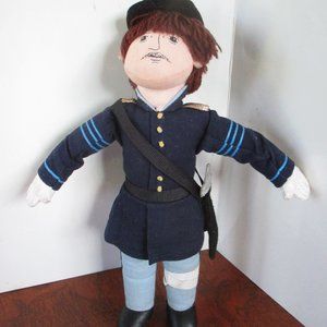 Union Soldier Civil War Stuffed Doll Figurine